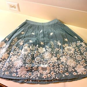 Blue Tassel Skirt